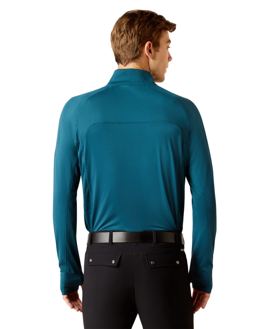 Ariat Mens Lowell 1/4 Zip Base Layer in Reflecting Pond 