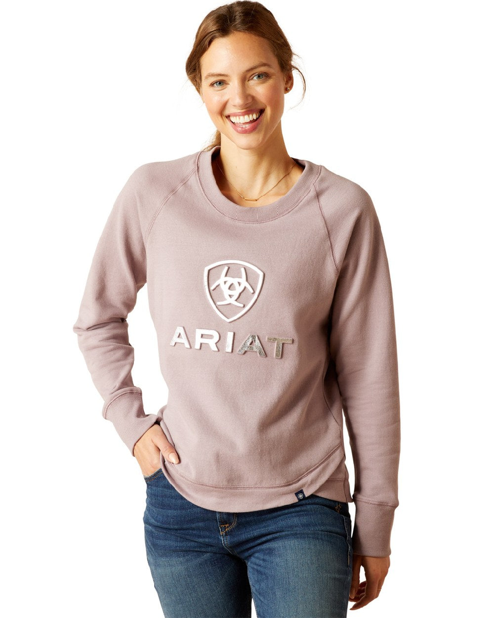 Ariat Womens Benicia Sweatshirt in Quail 