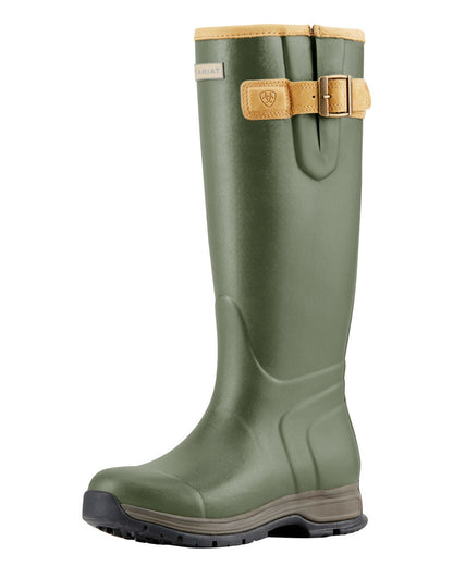 Ariat Womens Burford Wellington Boots in Olive Green 