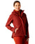 Ariat Womens Coastal Waterproof Jacket in Fired Brick #colour_fired-brick