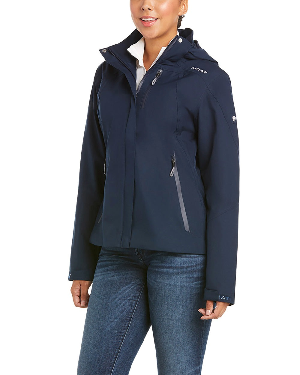 Ariat Womens Coastal Waterproof Jacket in Navy 