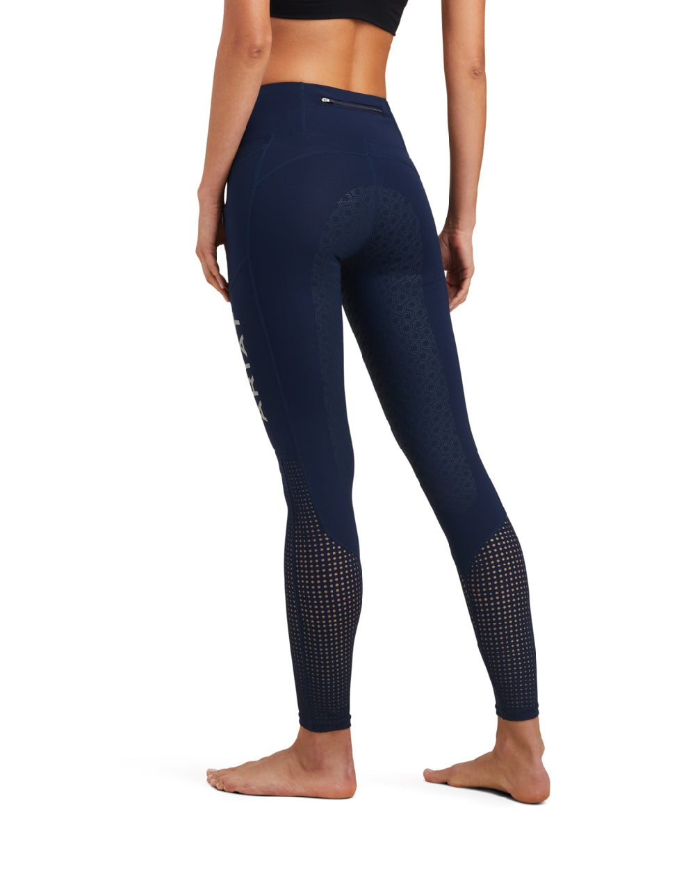 Ariat Womens Eos Full Seat Tights in Navy 