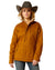 Chestnut coloured Ariat Womens Grizzly Insulated Jacket on white background