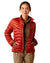 Ariat Womens Ideal Down Jacket in IR Red Ochre/Burnt Brick #colour_ir-red-ochre-burnt-brick