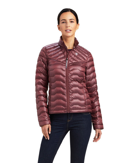 Ariat Womens Ideal Down Jacket in Wild Ginger 