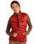 Ariat Womens Ideal Down Vest in IR Red Ochre/Burnt Brick #colour_ir-red-ochre-burnt-brick