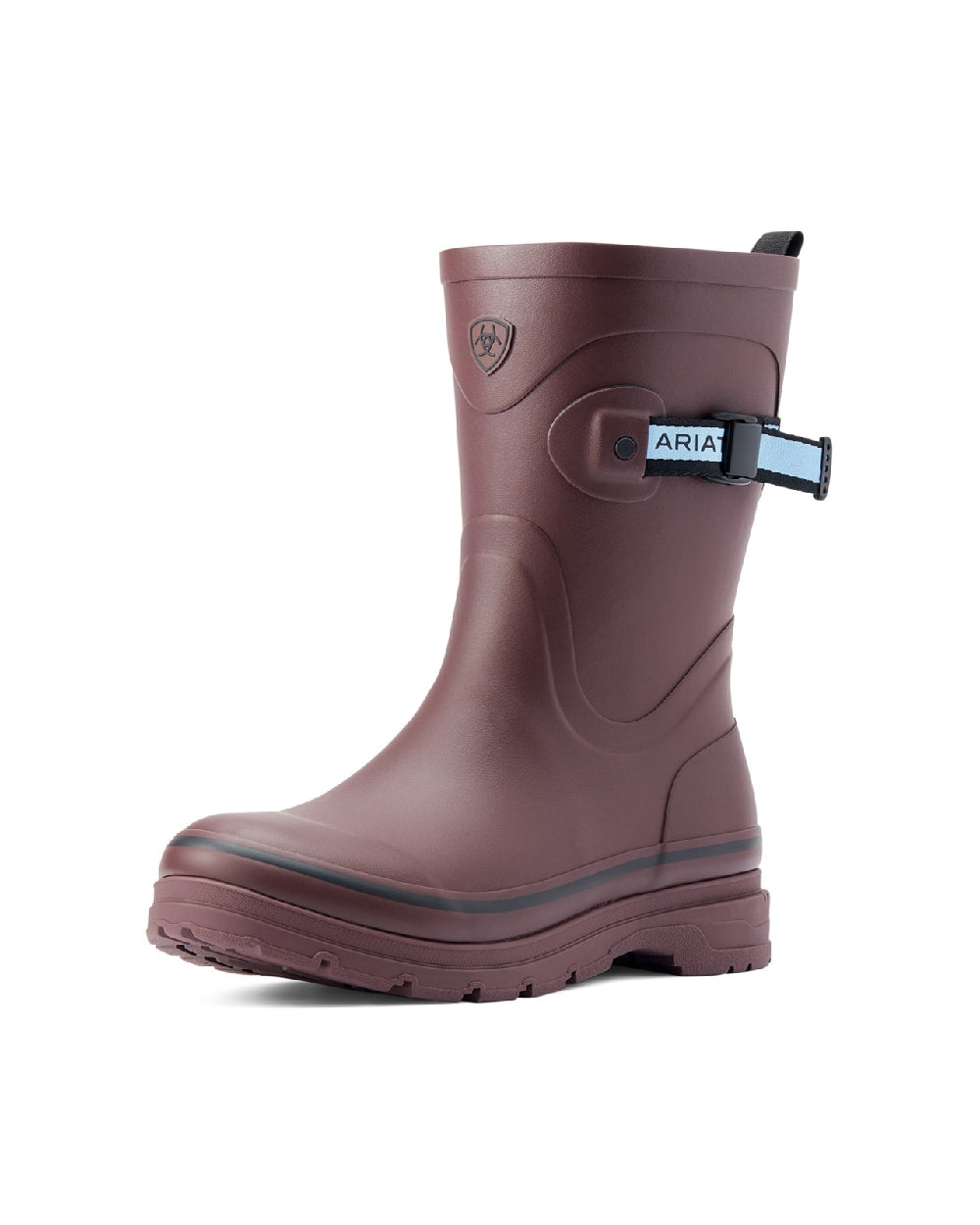 Ariat Womens Kelmarsh Mid Rubber Wellington Boots in Maroon 