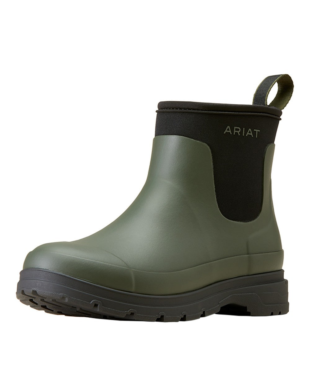 Ariat Womens Kelmarsh Shortie Rubber Boots in Dark Olive 