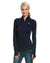 Ariat Womens Lowell 2.0 1/4 Zip Long Sleeve Base Layer in Navy #colour_navy