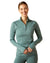 Ariat Womens Lumina Lowell Base Layer in Silver Pine #colour_silver-pine