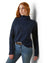 Ariat Womens Novato Sweater in Navy Heather #colour_navy-heather