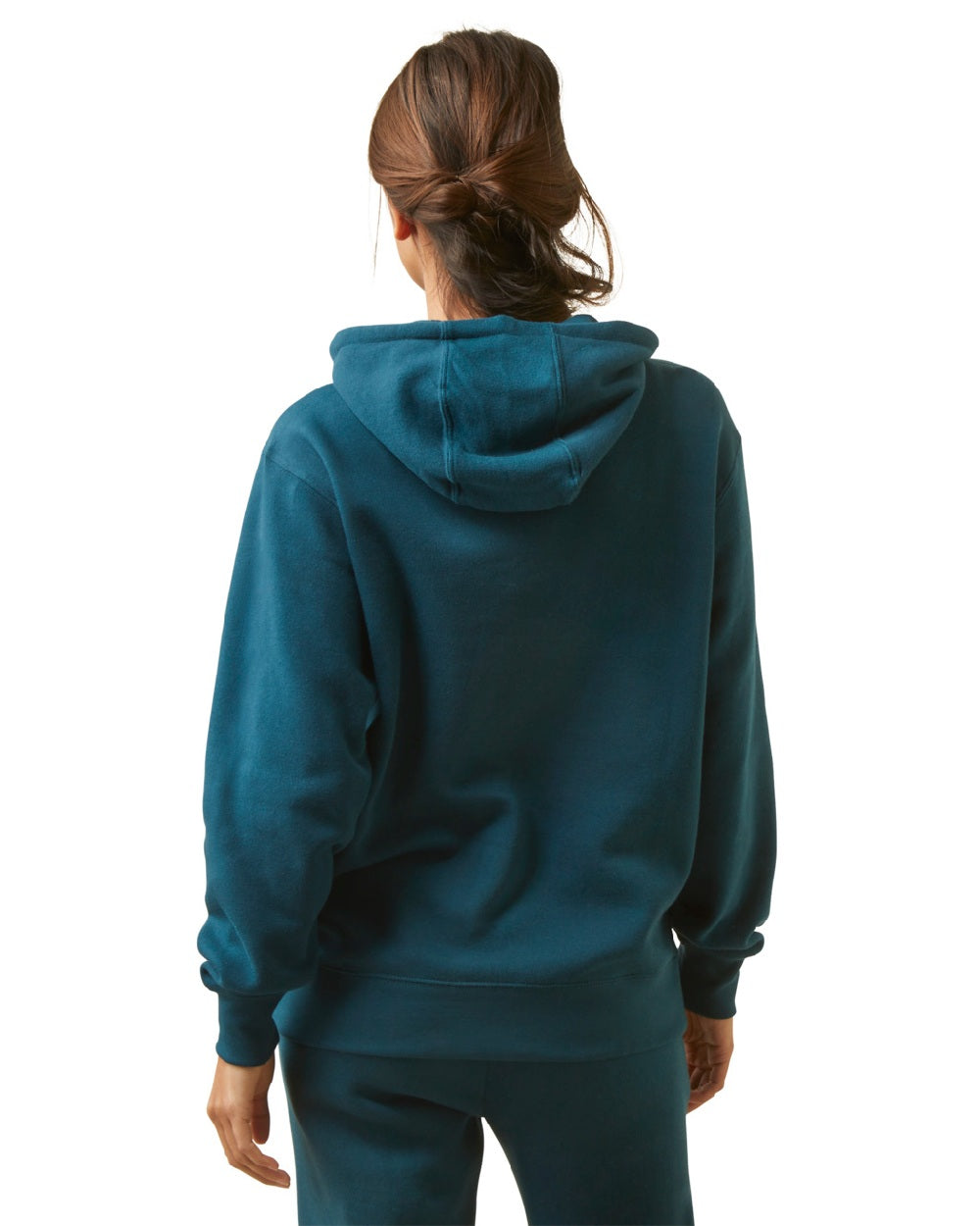 Ariat Womens REAL Flora Hoodie in Reflecting Pond
