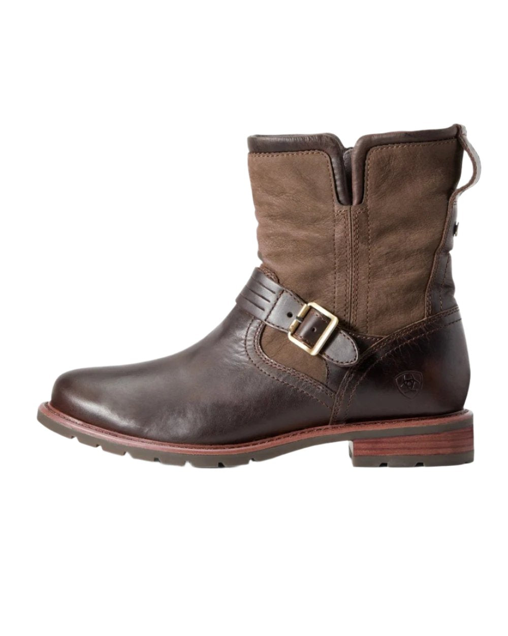 Ariat Womens Savannah Waterproof Boots in Chocolate/Dark Olive 