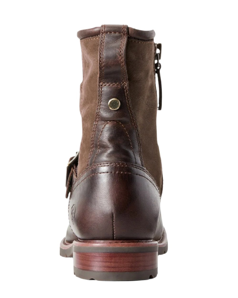 Ariat Womens Savannah Waterproof Boots in Chocolate/Dark Olive 