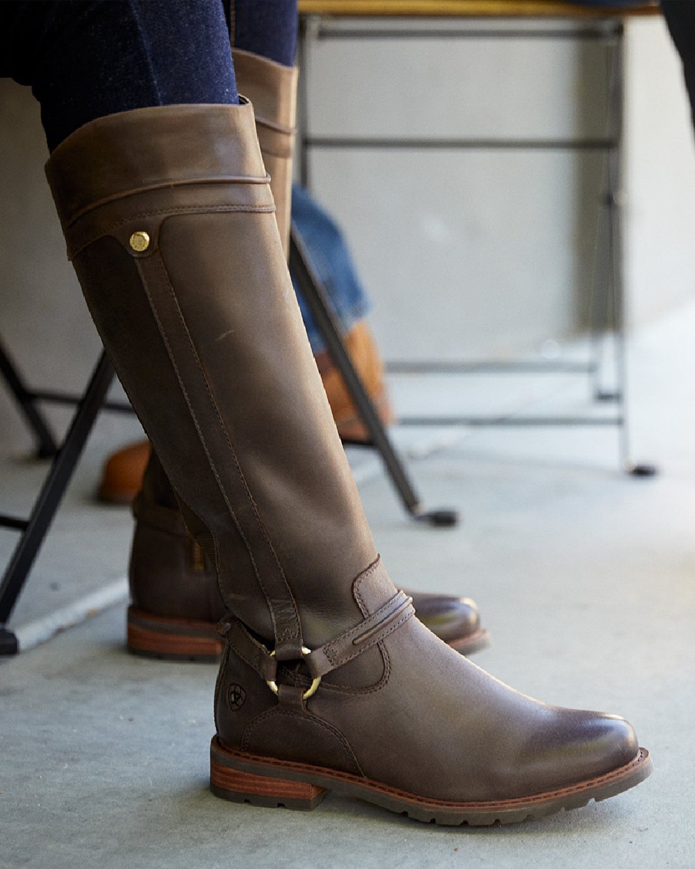 Ariat Womens Scarlet Waterproof Wellington Boots in Mocha 