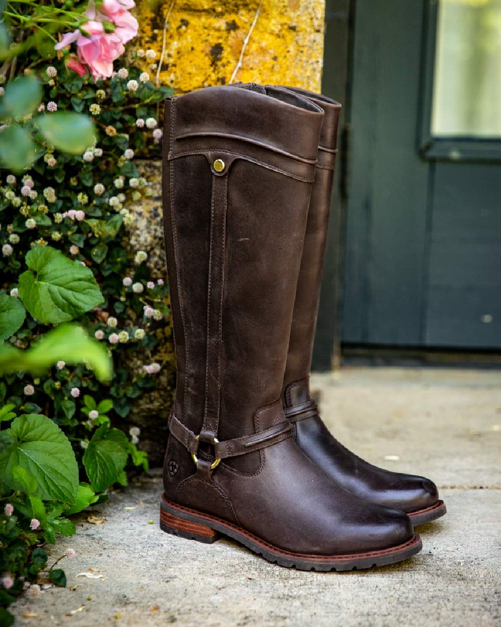 Ariat Womens Scarlet Waterproof Wellington Boots in Mocha 