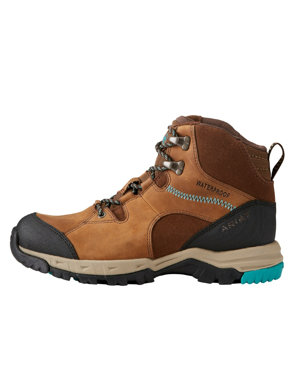 Ariat Womens Skyline Mid Waterproof Boots in Distressed Brown 
