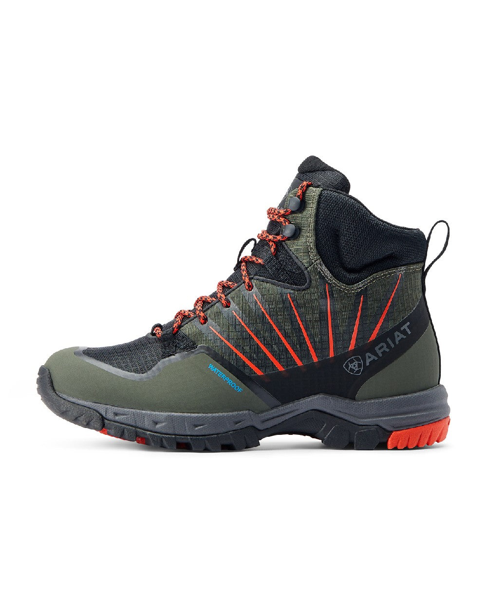Ariat Womens Skyline Solaris Waterproof Boots in Forest/Orange 