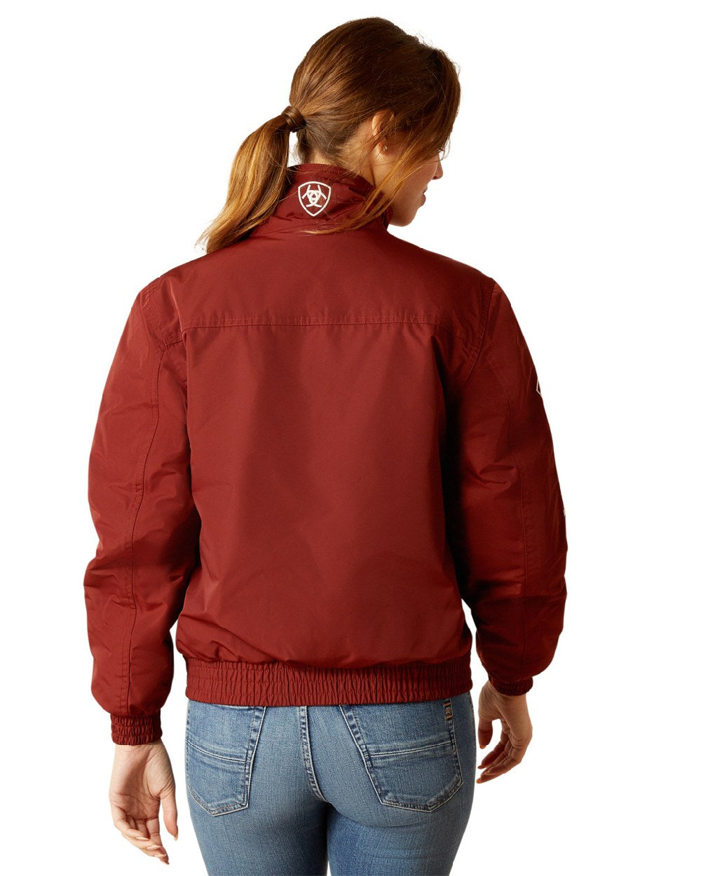 Ariat Womens Stable Insulated Jacket in Fired Brick 