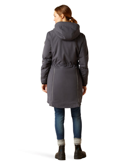 Ariat Womens Tempest Waterproof Insulated Parka in Ebony 