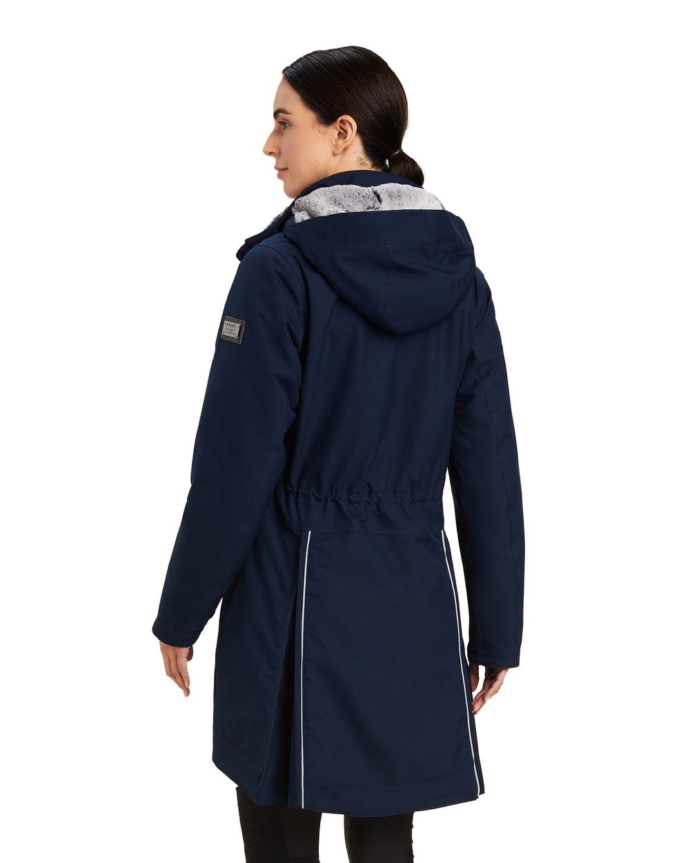 Ariat Womens Tempest Waterproof Insulated Parka in Navy 