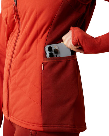 Ariat Womens Venture Vest in Red Ochre 