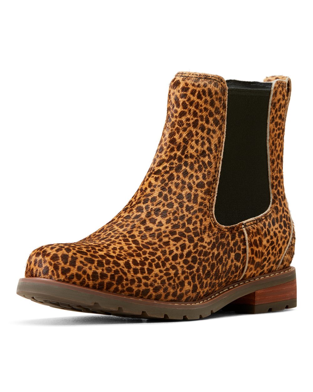 Ariat Womens Wexford Chelsea Boots in Cheetah Hair On 