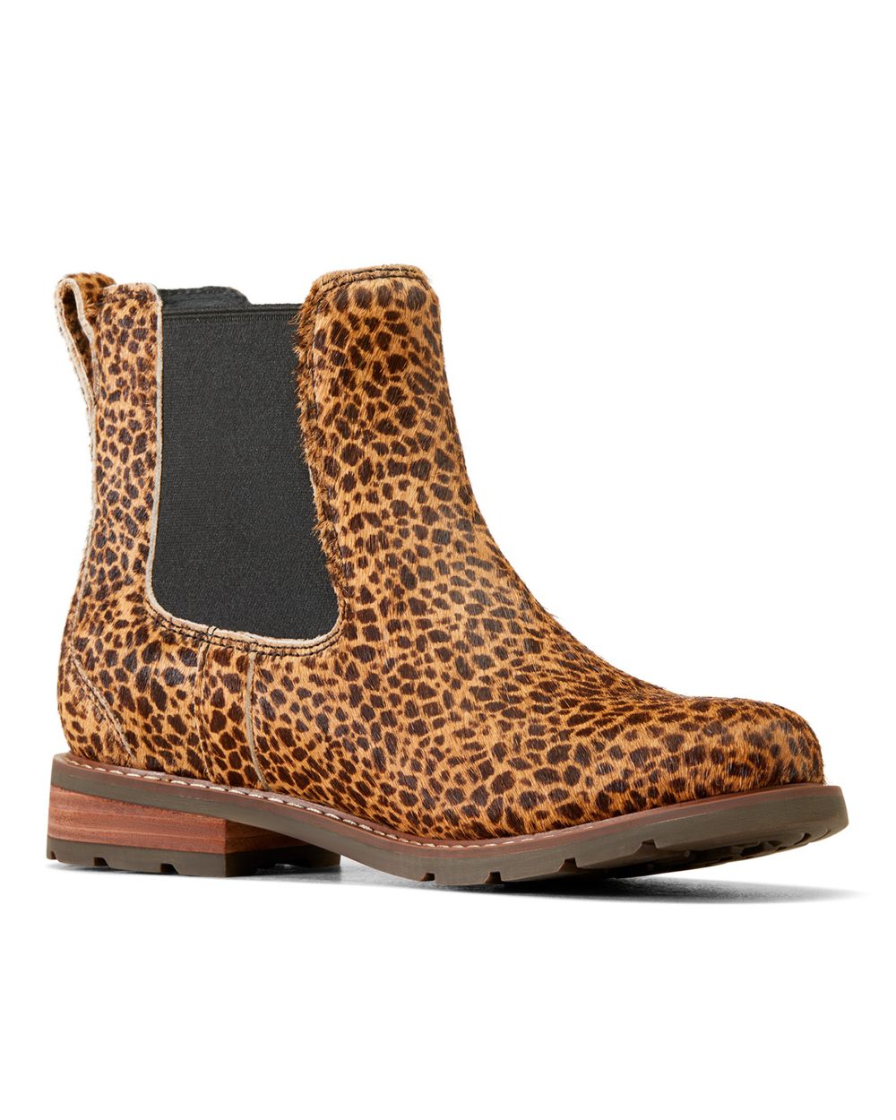 Ariat Womens Wexford Chelsea Boots in Cheetah Hair On 