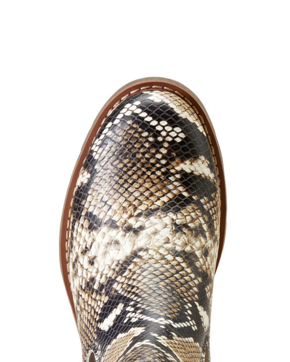 Ariat Womens Wexford Chelsea Boots in Snake Print 