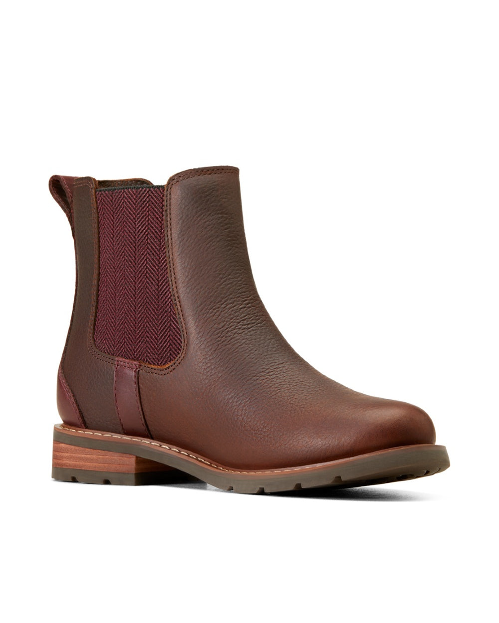 Ariat Womens Wexford Waterproof Boots in Dark Brown 