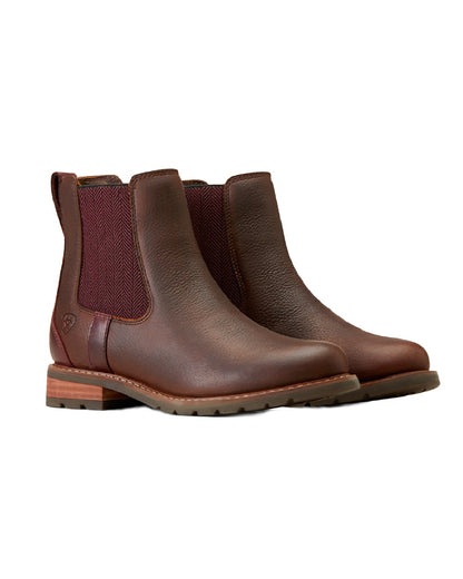 Ariat Womens Wexford Waterproof Boots in Dark Brown 