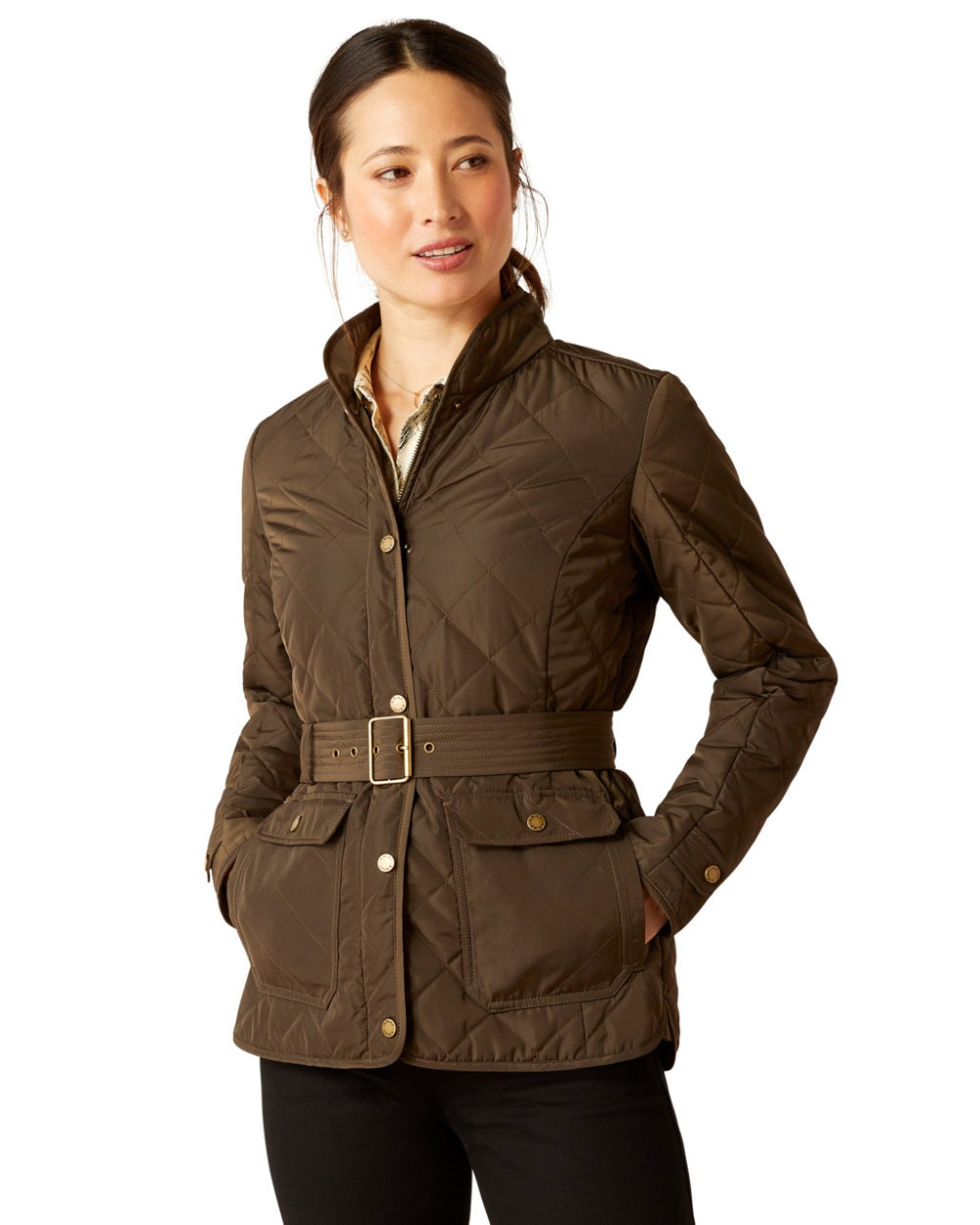 Ariat Womens Woodside Jacket in Earth 