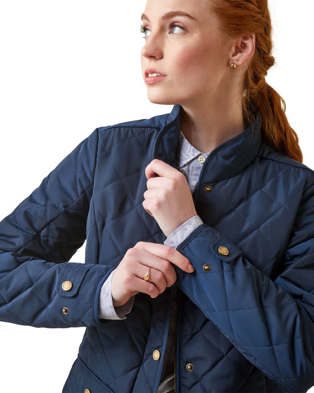 Ariat Womens Woodside Jacket in Navy 