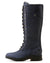 Navy coloured Ariat Wythburn Tall Waterproof Boots on white background #colour_navy