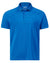 Aruba Blue Coloured Musto Mens Evolution Sunblock Short Sleeve Polo Shirt 2.0 On A White Background #colour_aruba-blue