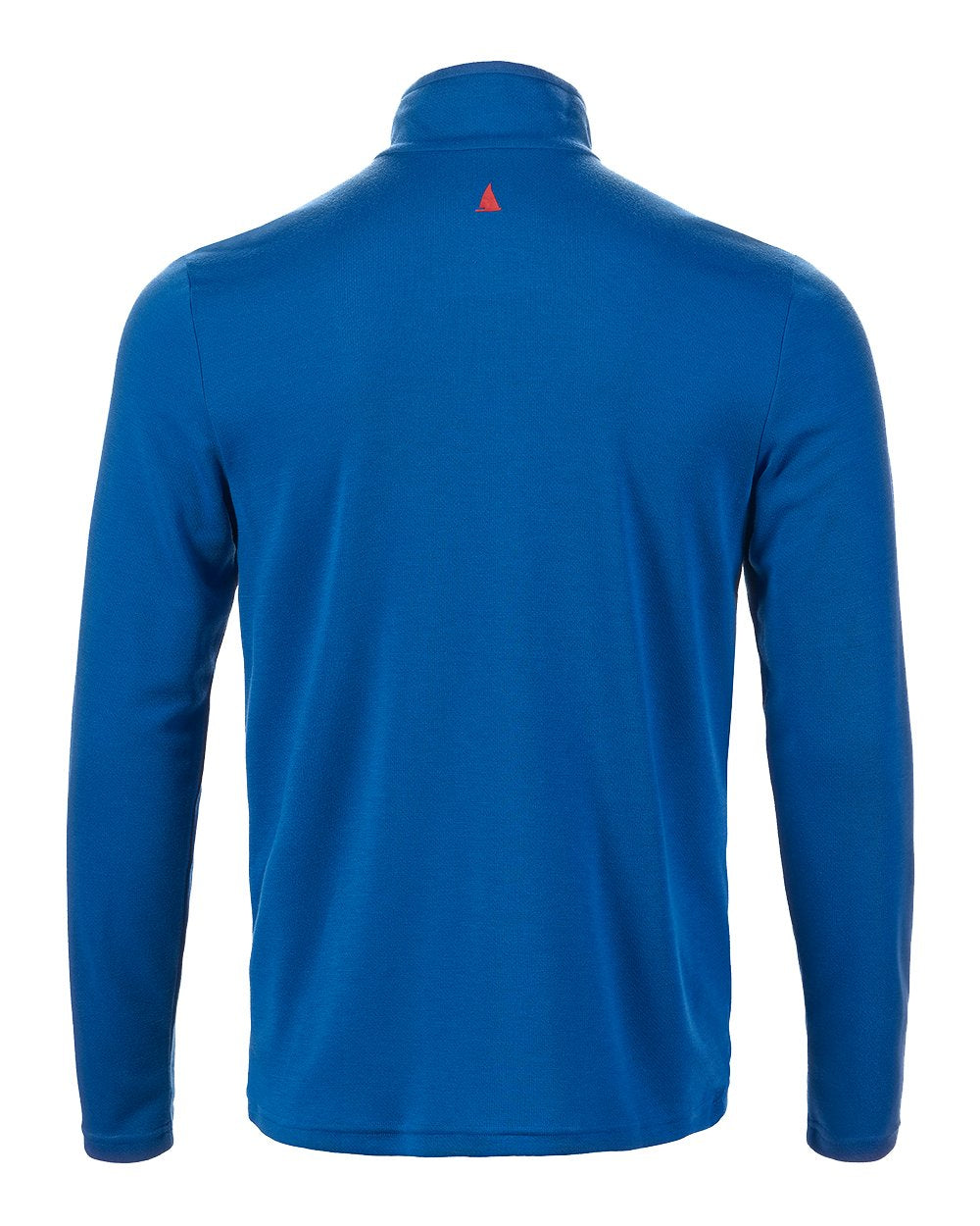 Aruba Blue Coloured Musto Mens Fast Dry Half Zip Top On A White Background 