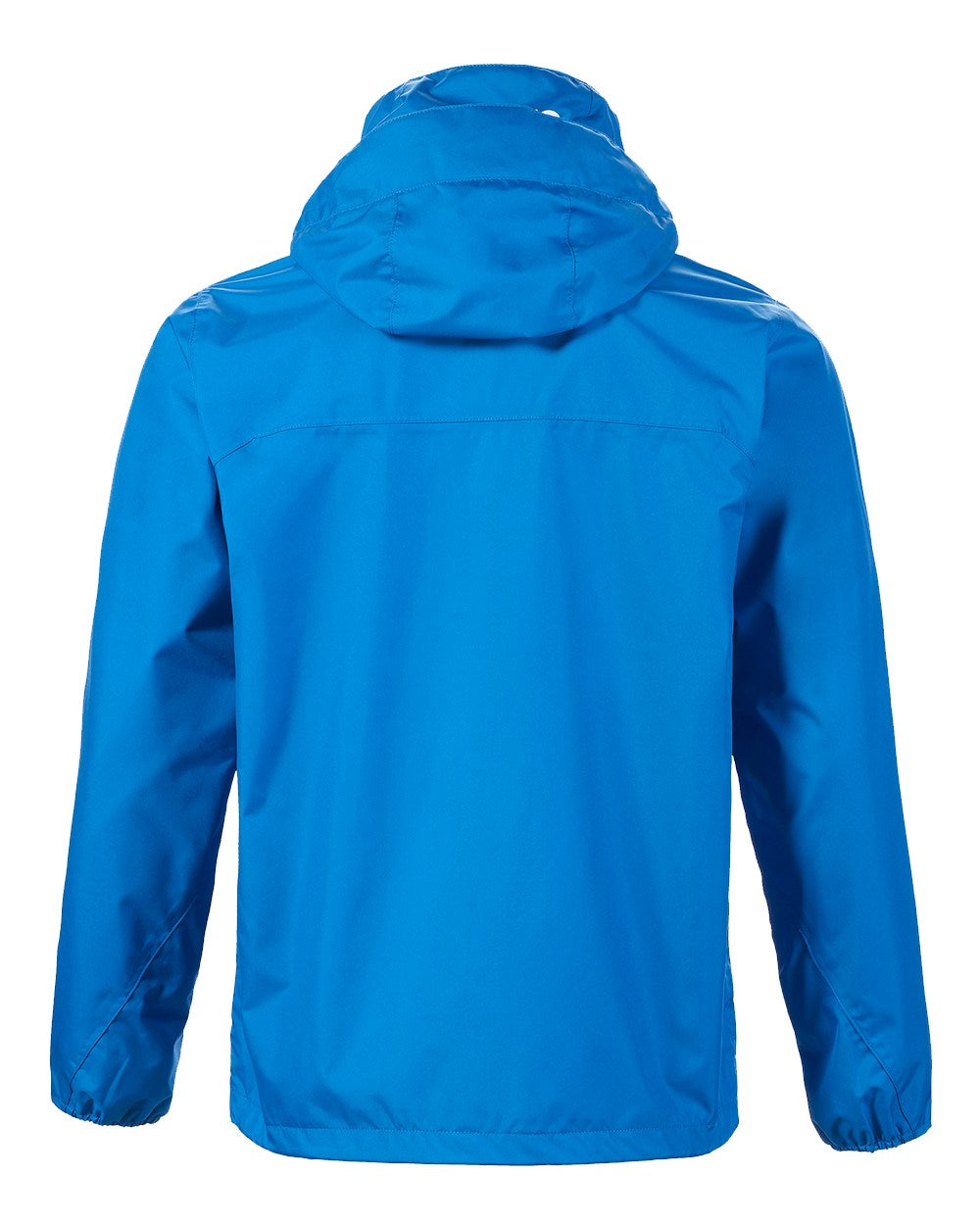 Aruba Blue Coloured Musto Mens Nautic Rain Jacket On A White Background 