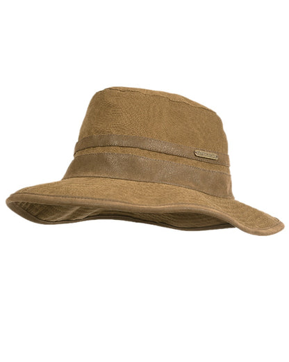 Camel Coloured Baleno Edith Waterproof Hat on white background 