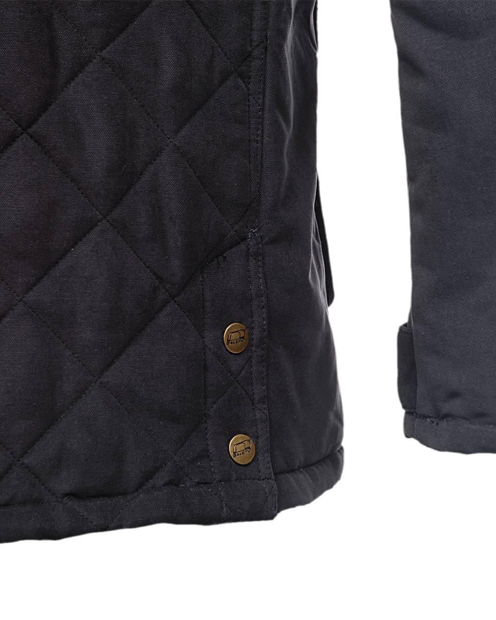 Navy Blue coloured Baleno Mens Goodwood Quilted Jacket on white background 