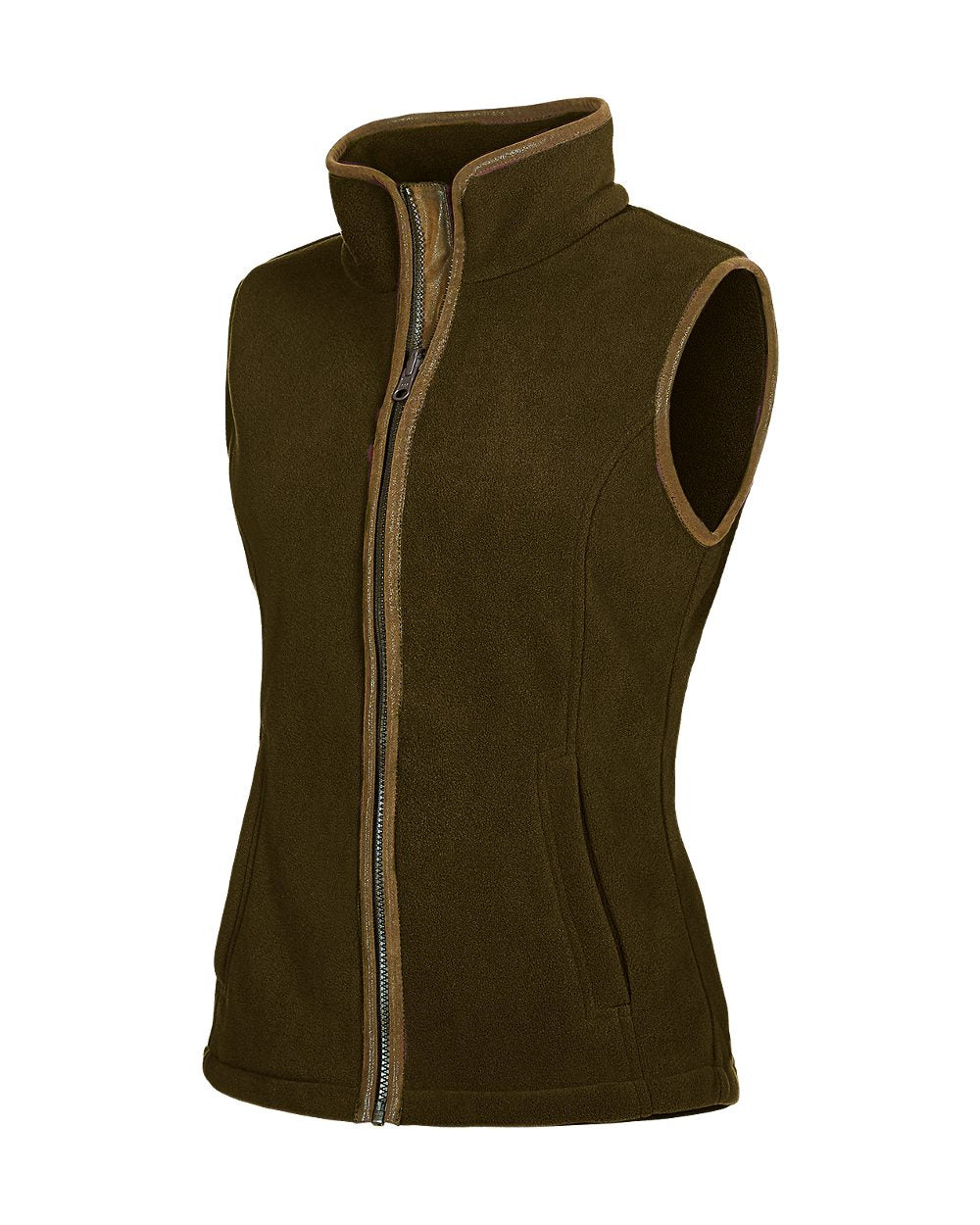 Baleno Sally Ladies Fleece Gilet Olive - Main Image