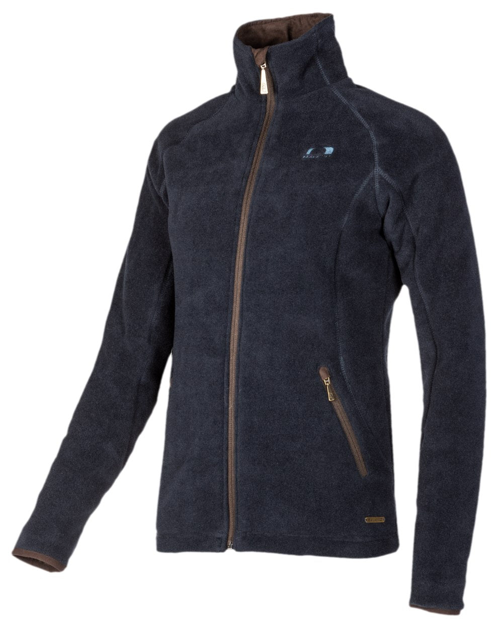 Navy Blue Coloured Baleno Southwell Waterproof Fleece Jacket on white background 