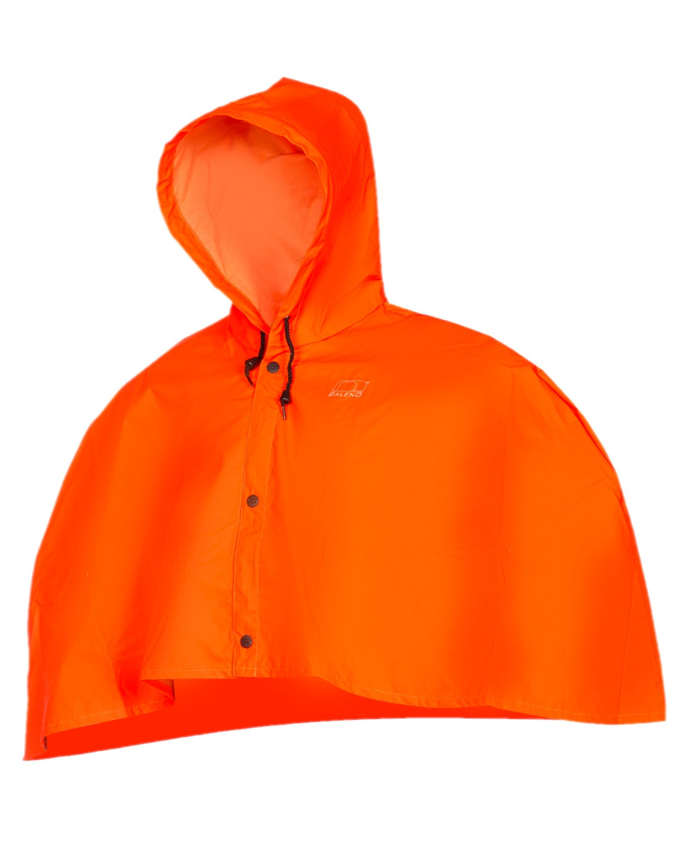 Hi-Vis Orange Coloured Baleno Torrent Cape on white background 