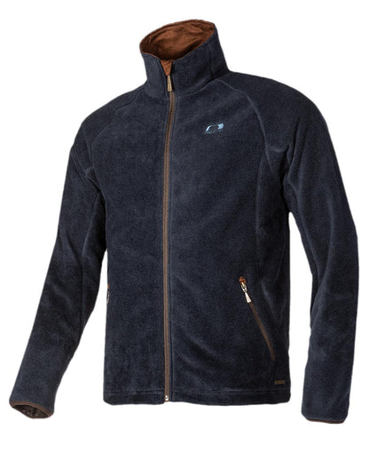 Navy Blue Coloured Baleno Watson Waterproof Fleece Jacket on white background 