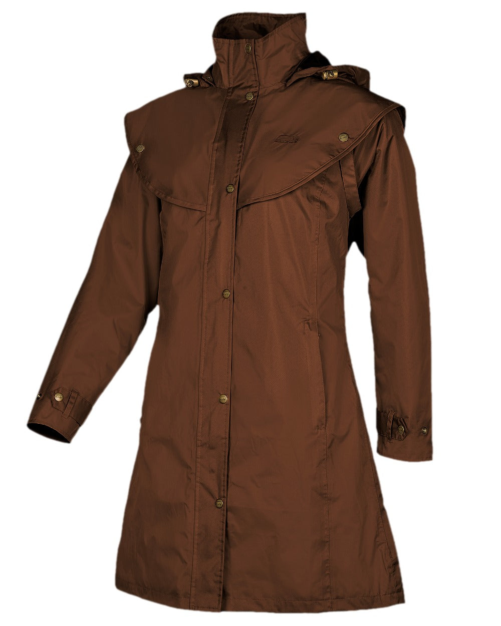 Brown Coloured Baleno Worcester Ladies Jacket on white background 