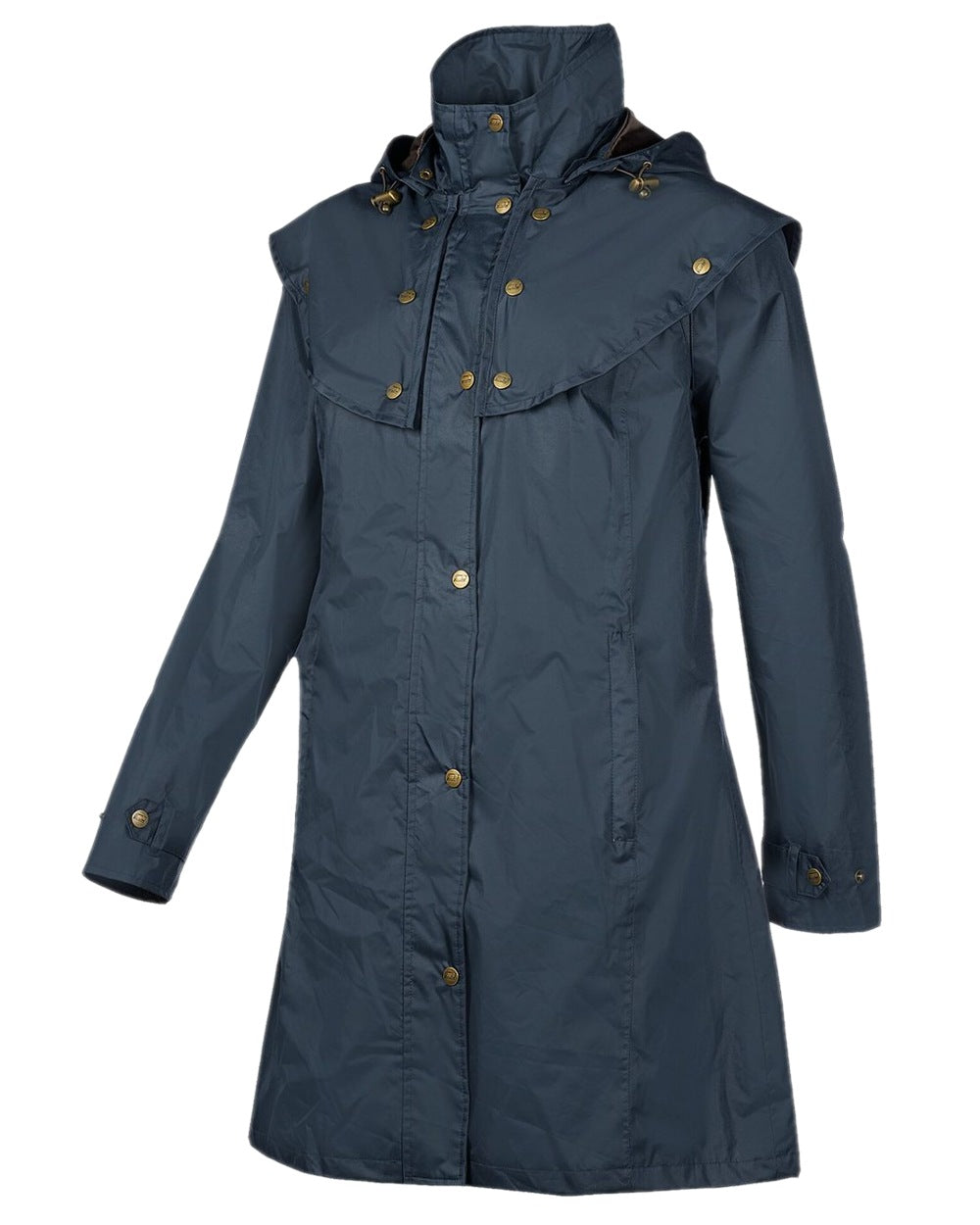 Navy Blue Coloured Baleno Worcester Ladies Jacket on white background 