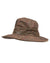 Baleno Caitlin Printed Tweed Hat in Check Brown #colour_check-brown