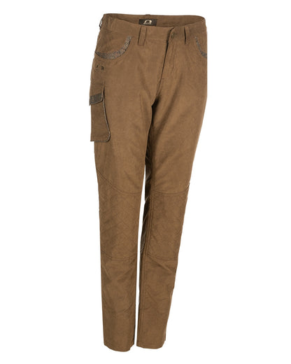 Baleno Esher Womens Cargo Trousers in Earth Brown 