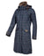 Baleno Twyford Womens Printed Tweed Coat in Check Navy #colour_check-navy