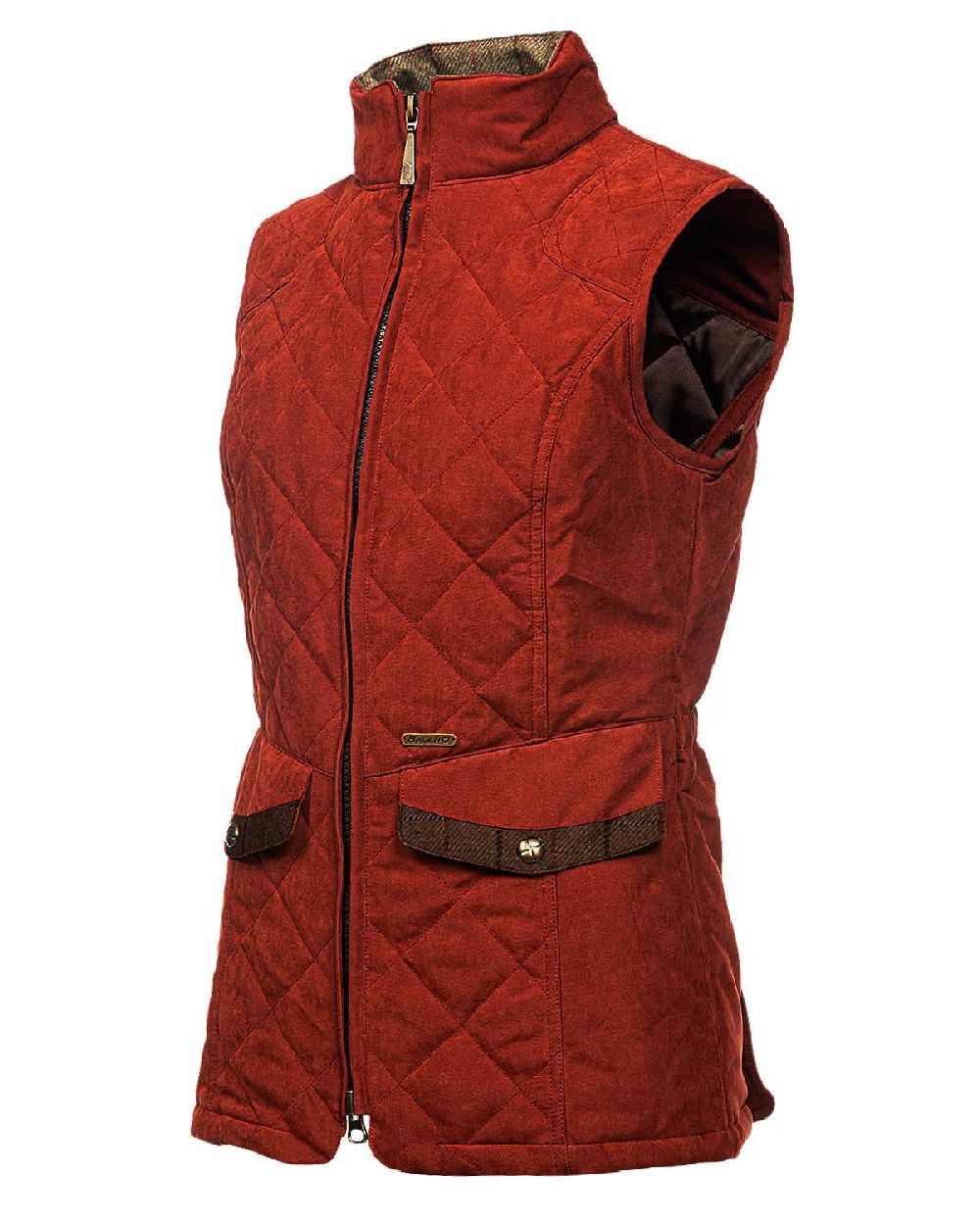 Baleno Womens Chester Quilted Bodywarmer in Brick 