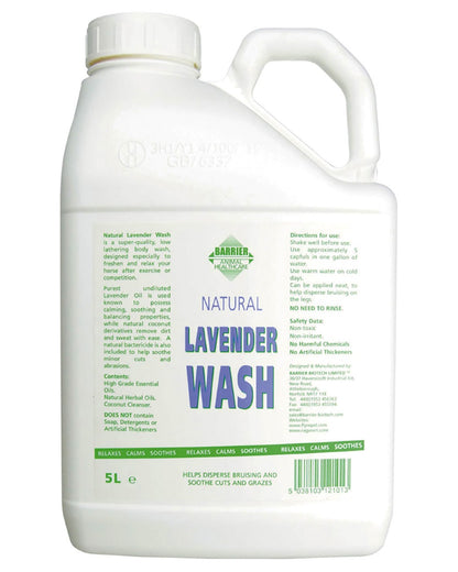 Barrier Lavender Wash 5l on white background